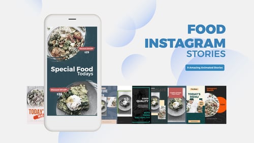 Modern Food Menu Instagram Stories Templates