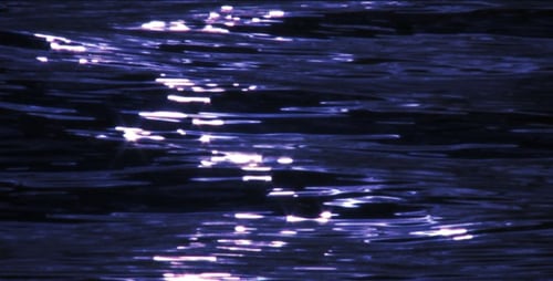 Reflections on Dark Water at Night