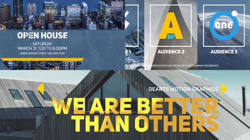 Modern Real Estate Business Opener with Geometric Transitions