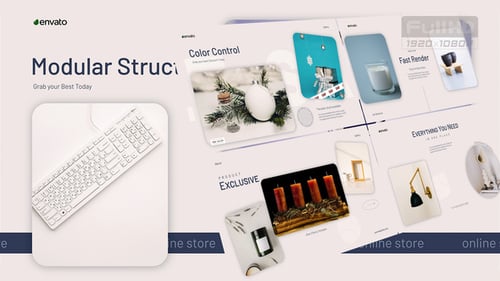 Clean Product Display and Online Sales Promotion