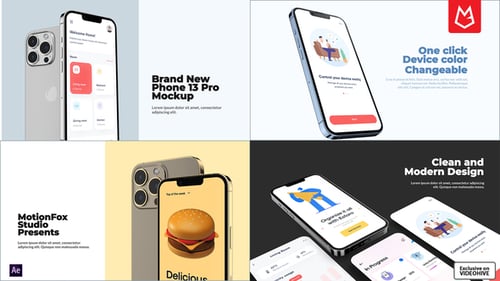 App-Präsentation | Telefon 13 Pro Mockup