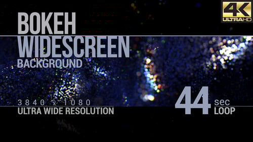 Glitter Bokeh Widescreen Background