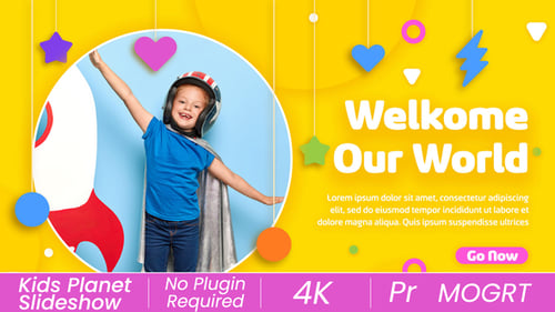 Presentación de diapositivas de Kids Planet | MOGRT