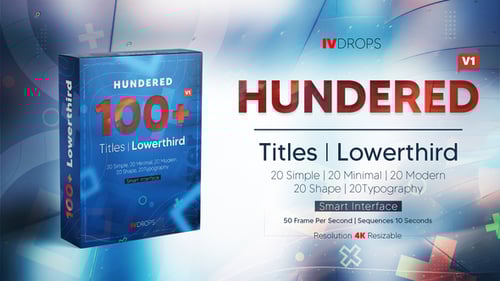 HUNDERED Titles Lowerthird