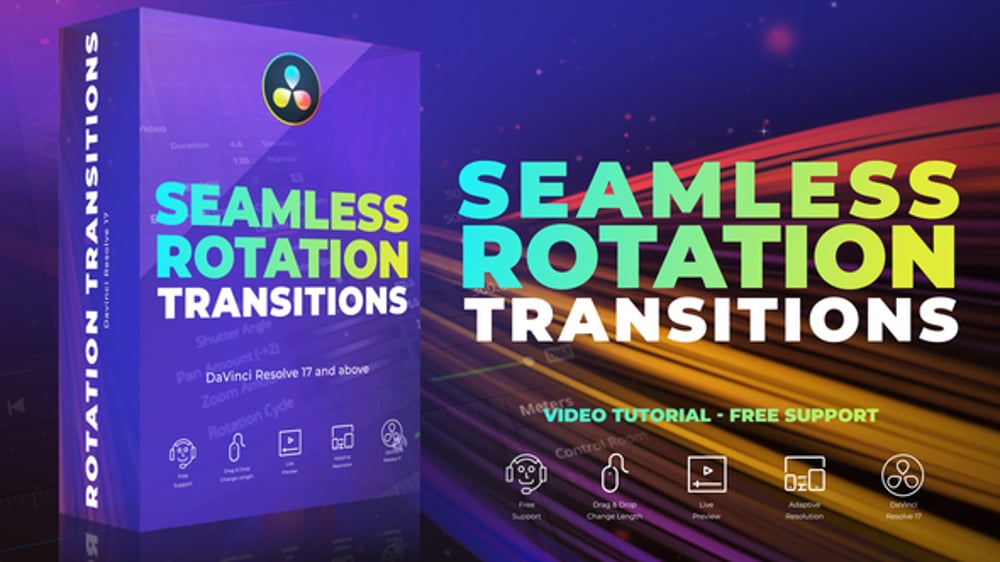 Seamless Rotation Transitions, Elements ft. davinci resolve transitions ...