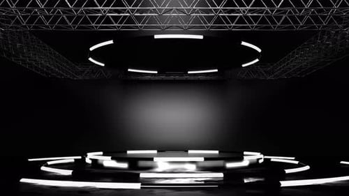 White Neon Stage Loop