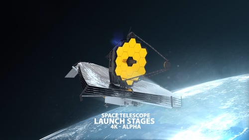 James Webb Space Telescope Deployment 3D Animation