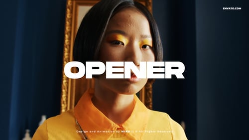 Dynamic Typography Intro Text Reveal Opener