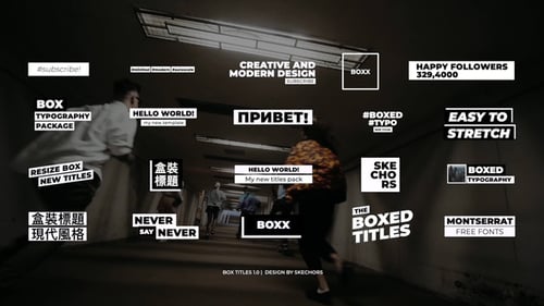 Box Titles | Premiere Pro