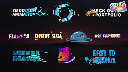 Colorful Liquid Titles | FCPX