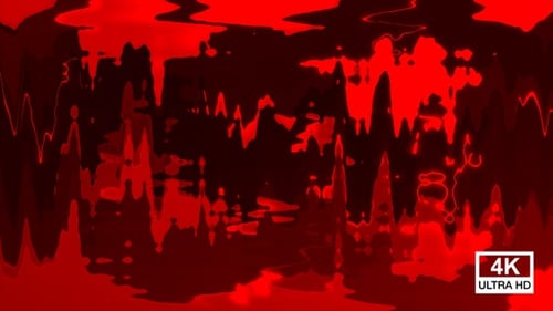 Abstract Red Liquid Motion 4 K