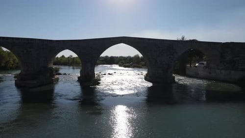 Stone Bridge Drone Crossing
