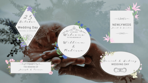 New Wedding Titles