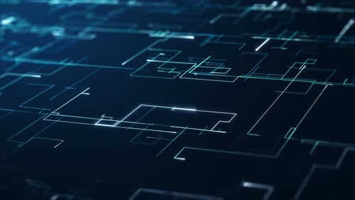 Abstract technology big data concept.