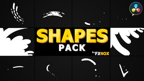 Hand Drawn Shape Elements And Transitions | DaVinci Resolve