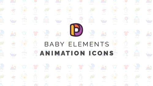 Baby elements - Animation Icons