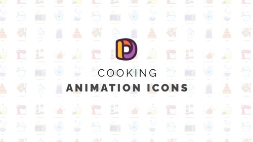 Animated Cooking and Kitchen Appliance Icons Set, Elements ft. animated ...
