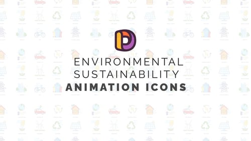 Environmental sustainability - Animation Icons