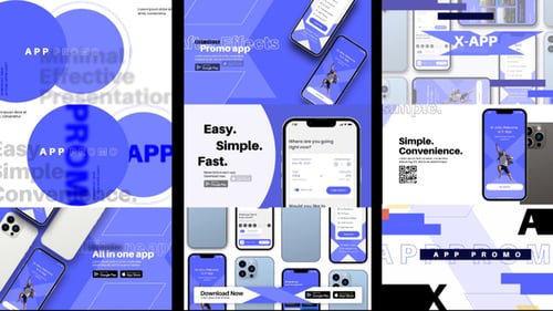 Clean Animated Mobile App Promo Presentation