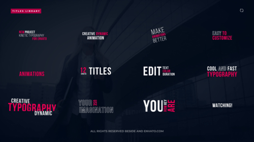 Kinetic Titles 2.0 | FCPX & Apple Motion 5