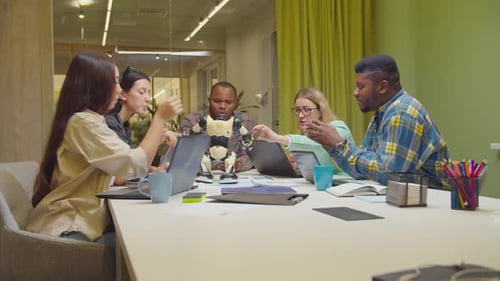 Robotics Engineers Developing Robot Prototype