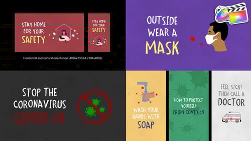 Hand-Drawn Animated COVID-19 Explainer Slideshow for Safety Precautions