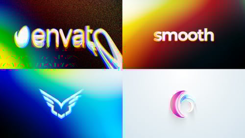 Dynamic Digital Glitch Logo Reveal Intro