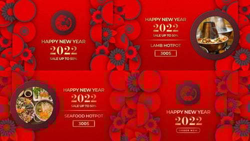 Dynamic Chinese New Year Celebration Sale Promotion