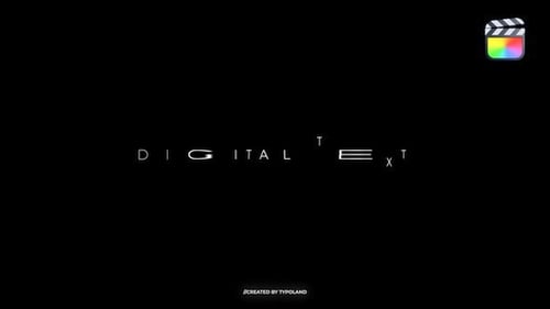 Digital Text Animations