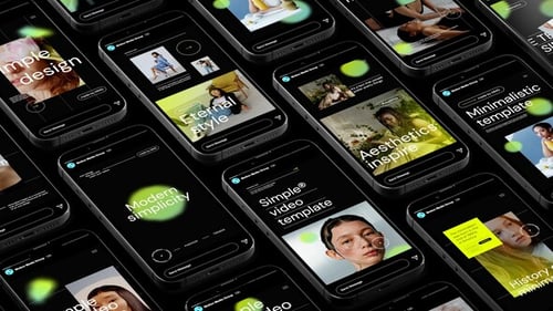 Modern Minimalist Stories Template for Social Media Content