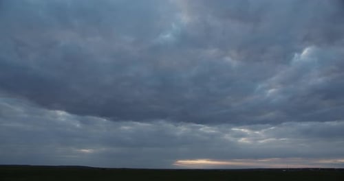 Storm Clouds In The Field