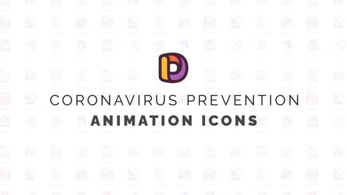 Clean Animated Icons for Health and Medical Prevention Explanations