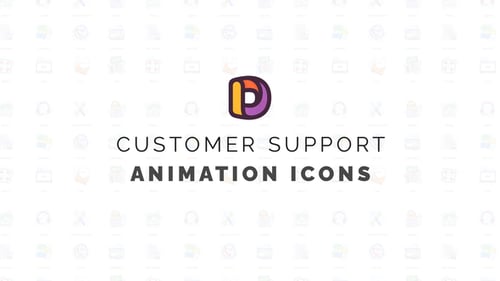 Customer support - Animation Icons (MOGRT), Elements ft. adaptive ...