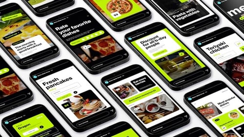 Historias del menú de comida