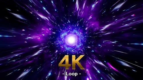 Neon Energy Burst 4K Loop