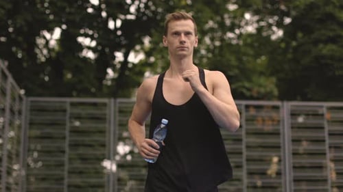 Handsome Caucasian Guy Leading Active and Healthy Lifestyles