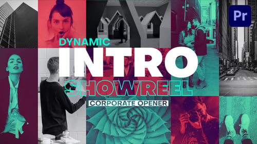 Dynamic Glitch Opener for Modern Showreels