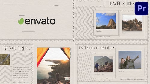 Elegant Travel Slideshow Opener with Decorative Frames and Paper Transitions