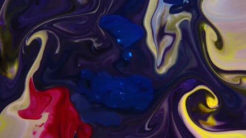 Surface Moving Colours Surface Liquid Paint Texture