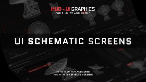 HUD - UI Schematic Screens