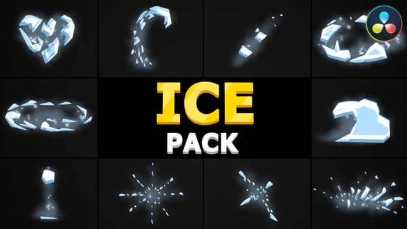 Cartoon Ice Pack | DaVinci Resolve, Elements ft. overlay & digital ...