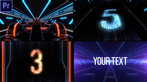 F1 Race Car Countdown