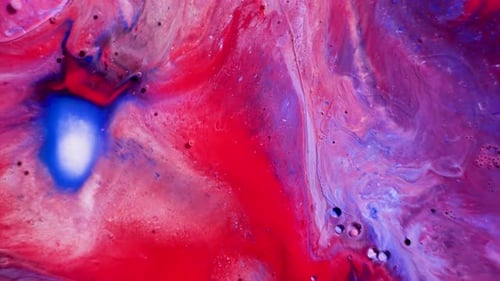 Abstrakte Bewegung von Acrylfarben