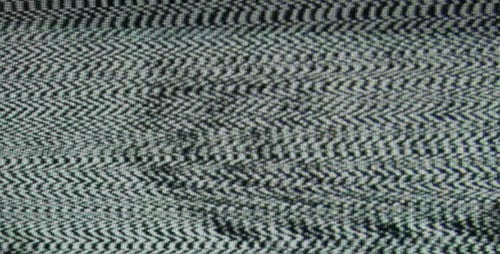 TV Static Glitch Transition Effect