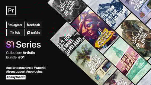 Artistic Grunge Textured Instagram Stories and Social Media Posts