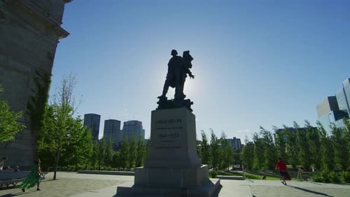 Jean Vauquelin sculpture