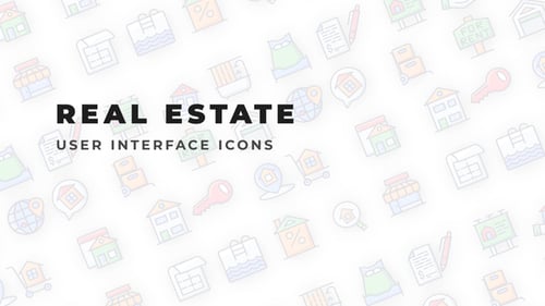 Real estate - User Interface Icons