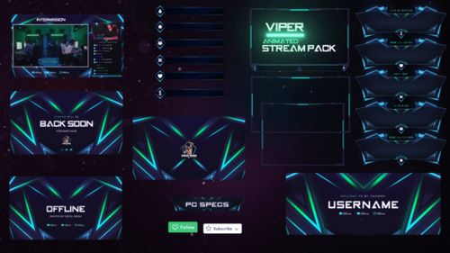 Viper Stream Pack Overlays