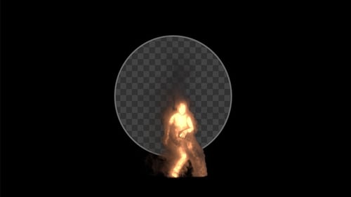 Dancing Fire Man - 3 Pack