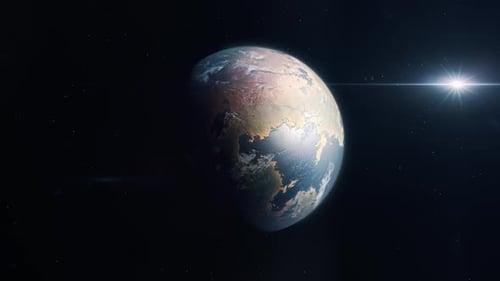 Mars Transforming From a Lush Habitable Fertile Planet